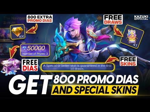 GET 800 PROMO DIAMONDS, SPECIAL SKIN & 10k DIAMONDS FROM NOLAN 11.11 EVENT