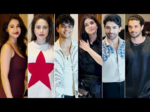 Disha Patani, Diana Penty, Nushrratt,Abhay Verma, Taha Shah,Sooraj Pancholi At Manish Malhotra House