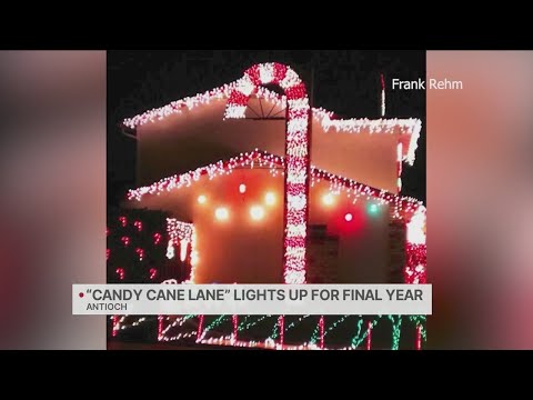 Lights going down on Antioch's 'Candy Cane Lane'