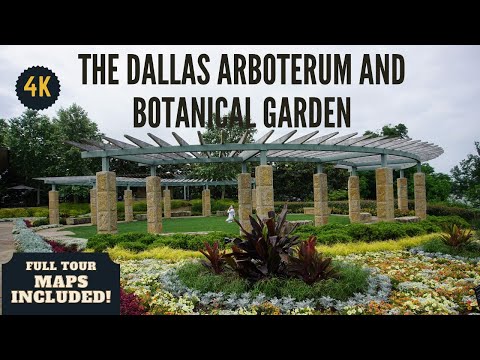 Dallas Arboretum Tour - Stunning Botanical Garden in Full Bloom I Nature Walk with Maps | Texas