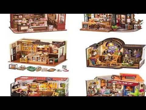 Robotime Rolife Becka's Baking House 3D Puzzle DIY Miniature Dollhouse Kit Amazi