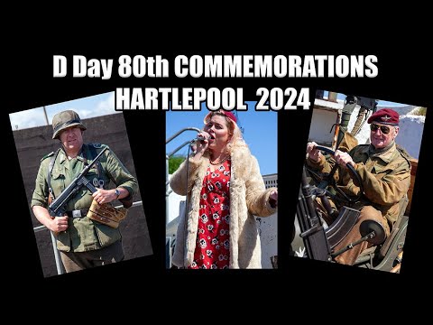 D Day 80th Commemorations at the Heugh Battery Museum in Hartlepool.