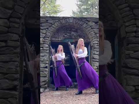 The eeriest medieval “Christmas” song of all time! “Down in Yon Forest”! #harptwins #christmas