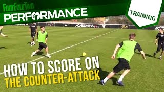 How to hit a team on the counter-attack | Soccer drill | Tactics | Nike Academy