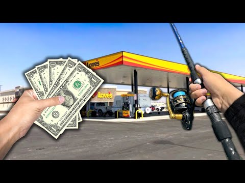 Catching BIG FISH w/ cheap GAS STATION Bait!