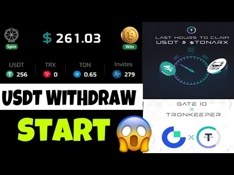 Tronkeeper new update 🤑|| Tronkeeper usdt withdraw start ||Tronkeeper Usdt withdraw Time #Tronkeeper