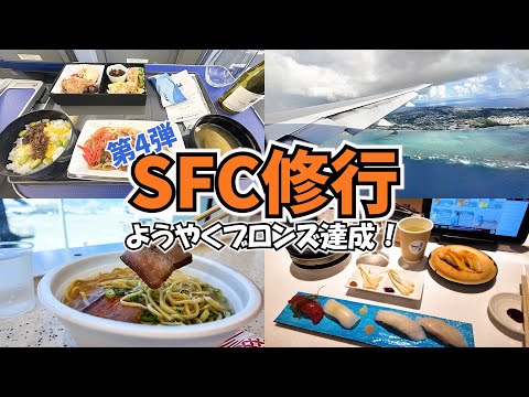 【SFC修行第4弾】ついにブロンズに到達！SFC修行羽田ー那覇3往復分を一気見せ！