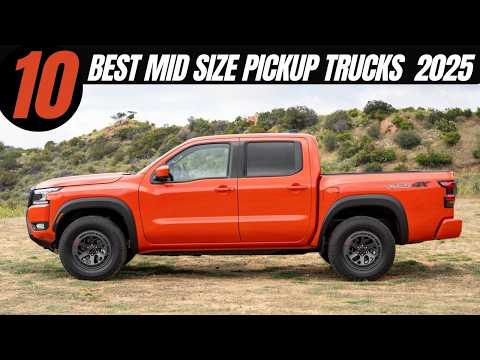 Top 10 Mid-Size Pickup Trucks Available in the U.S. Market in 2025