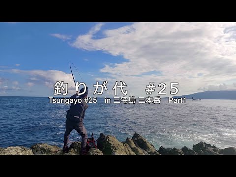 #25【神回】離島の沖磯。フカセ釣りで１m超えの大物が、！！｜in 三宅島 三本岳 part１｜4K動画