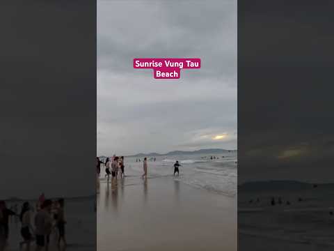 Sunrise 🌄 Vung Tau Beach 🏖️ #vietnam  #beach #travel #vietnamtravel #indianvlogger #traveller