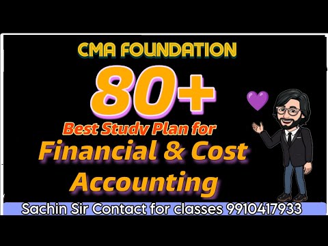 Best Financial and Cost Accounting study plan CMA Foundation syllabus 2022| The Commerce Coach