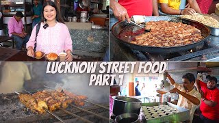 Best LUCKNOW Street Food (Part 1) | Non Veg Food Tour | Kebabs, Chicken, Nihari, Malai Paan & More