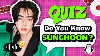 Sunghoon ENHYPEN Quiz | How Well Do You Know Ice Prince? 👀