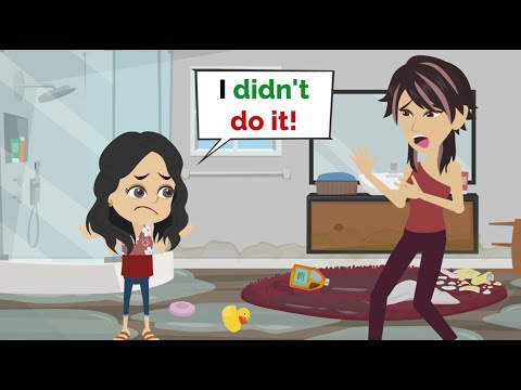 Nora can't stop lying! | Easy English conversation practice | Nora English