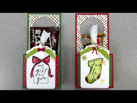 12 Days of Christmas Craft Along - Day 4 - Door Hanger Treat Box