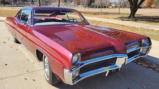 Big, Burgundy, & Beautiful: Pontiac's Gorgeous 1967 Bonneville Fastback Coupe