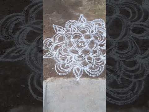 Rangoli kolam/Daily kolam designs #rangolikolam#dailykolam