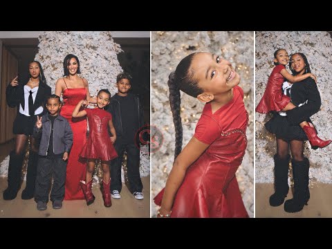 Kim Kardashian's Daughter Chicago West Steals The Show in Family Photos