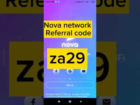 Nova network referral code. nova mining apps referral code. #nova