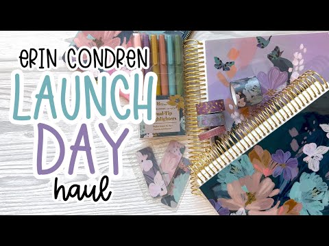 LAUNCH DAY HAUL | Erin Condren | 2024-2025 Planner + more