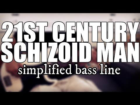 21st Century Schizoid Man - King Crimson | Simplified bass line with tabs #123