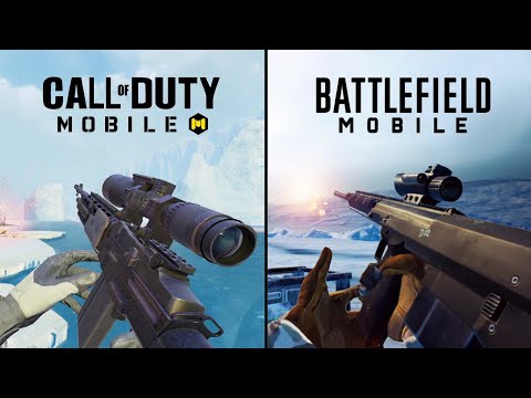 Battlefield Mobile Beta VS Call of Duty Mobile | Weapons, Physics & Graphics Comparison