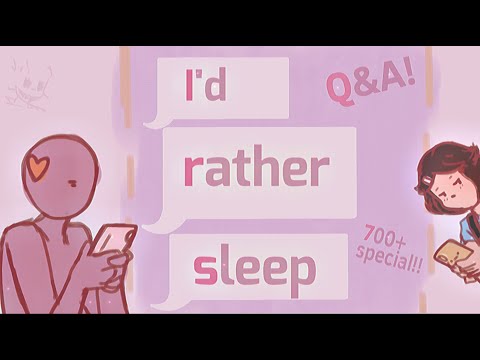 I’d Rather Sleep [Animation meme?] ✨Q&A and 700+ special✨lazy