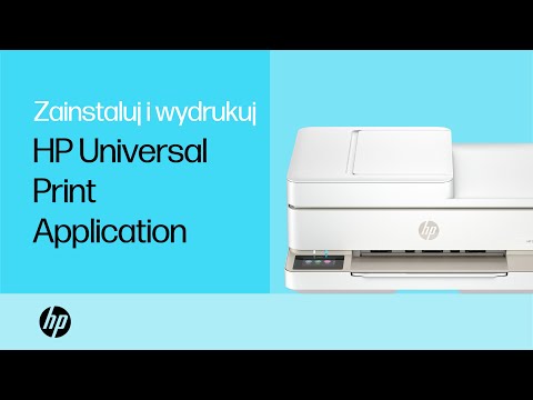 Zainstaluj i wydrukuj z aplikacją HP Universal Print | Drukarki HP | HP Support