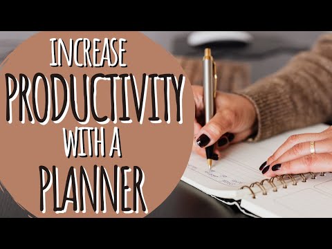 10 Ways To Increase Productivity Using Your Planner