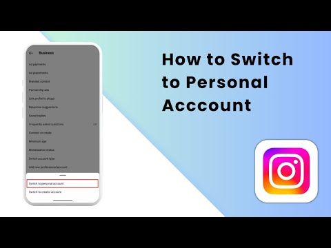 How To Switch Back To Personal Account On Instagram (2025 Guide)