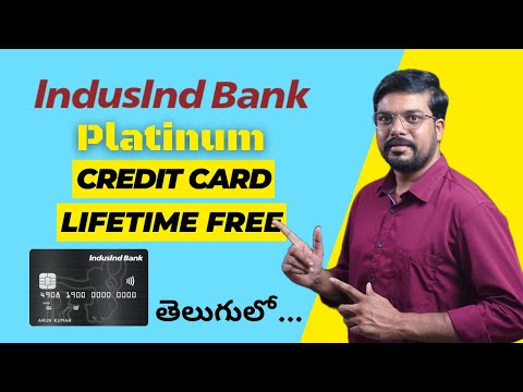 IndusInd Bank Platinum Lifetime Free Credit Card | IndusInd Bank Credit Card Apply | Telugu