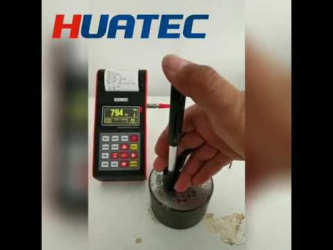 HUATEC How to test steel hardness by Protable hardness tester RHL170