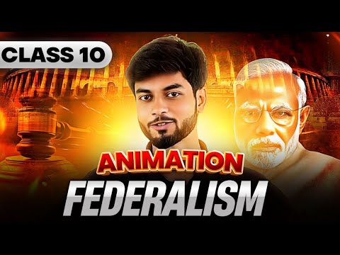 Federalism🔥 One Shot Animation - Class 10 SST Chapter 2🔥