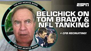 Bill Belichick talks Tom Brady meetings, NFL tanking, UNC recruitment & more! | The Pat McAfee Show