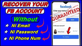 How To Recover Hacked Facebook Account Change Email And Password | Facebook Hacked Recovery 2023