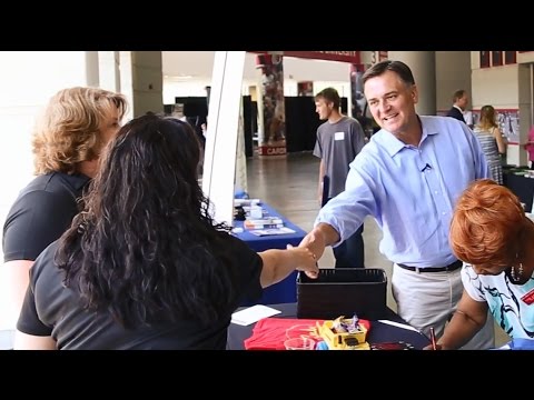 Spending the day with Congressman Messer