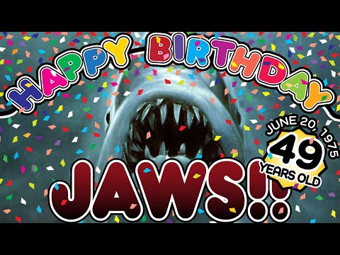 Episode 94: JAWS Movie Happy 49th Birthday Video! Shark City Ozark BRUCE Model Statue Review SHARK!!