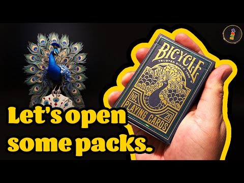 What a surprise! Bicycle Peacock Playing Cards by The United States Playing Card Company USPCC