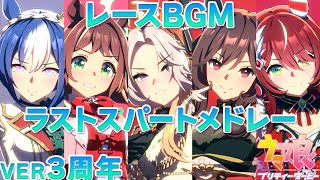 【ウマ娘BGM】レースBGM ラストスパートメドレー ver3周年【24/04/01実装分まで】