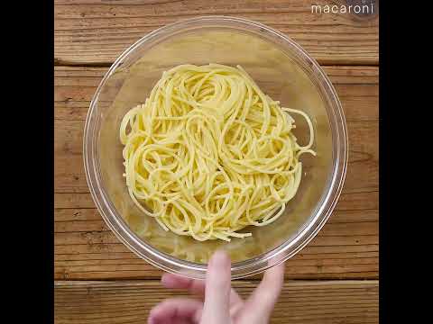 【なめらかな仕上がり！】スパゲッティサラダ！ #サラダ #スパゲティ #副菜