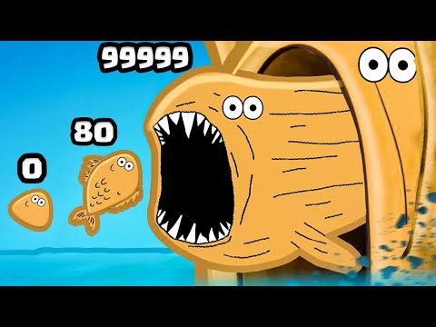 Evolving Pou to MAX LEVEL SEA EATER in JUST 24 HOURS