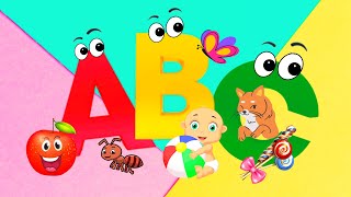 Phonics Song 2 Word for Toddlers | A for Apple | Phonics Sounds of Alphabet A to Z | ABC Phonic Song