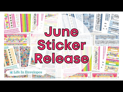 June Sticker Release /  TBM BBP Stickers / EC Stickers / Erin Condren / Universal Planner Stickers