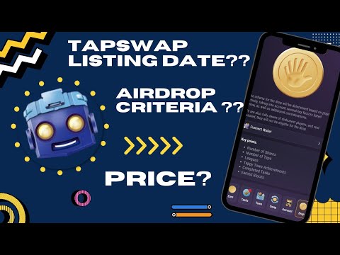 Tapswap Airdrop | Tapswap Listing Date?? | Airdrop Criteria | Token Price? | How To Play?