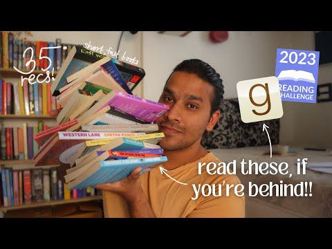 *35* SHORT/FAST-PACED BOOKS to read if you're behind your 2023 GoodReads Challenge // BOOK RECS 📚