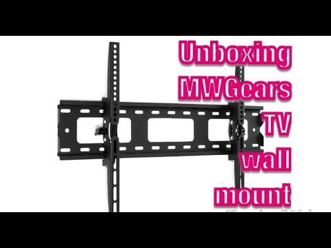 MWGEARS Tilting TV Wall Mount for 37'' to 82 TVs Un- Boxing