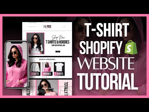 HOW TO MAKE A T Shirt SHOPIFY WEBSITE | Shopify Tutorial