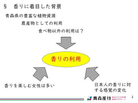 何でもトークセッション　青森の自然の香りを楽しみ利用する IS23【工業総合研究所】