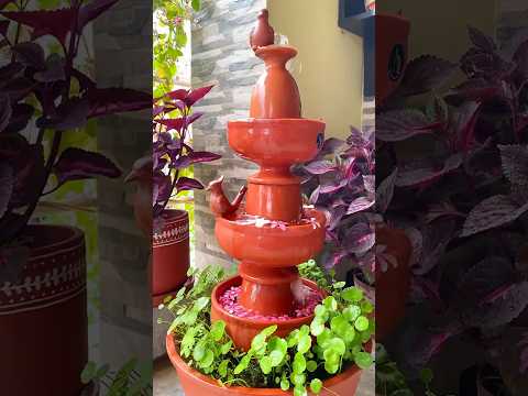 Fountain in my Balcony| Balcony Decoration #balconydecoration #balconygarden #shortsvideo