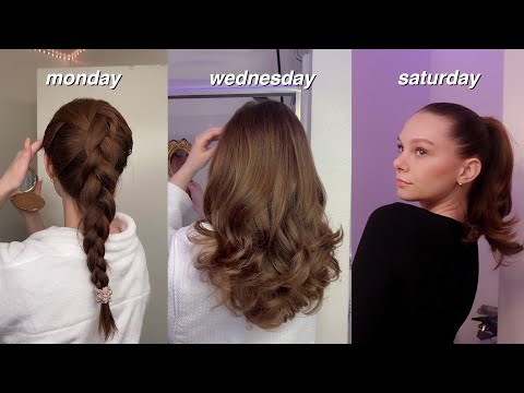 EVERYTHING I DO AND USE TO TAKE CARE OF MY HAIR IN A WEEK